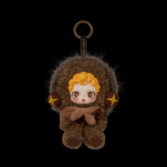 POP MART Skullpanda You Found Me Sneaky Chestnut Brown Plush Pendent - Picture 3 of 5